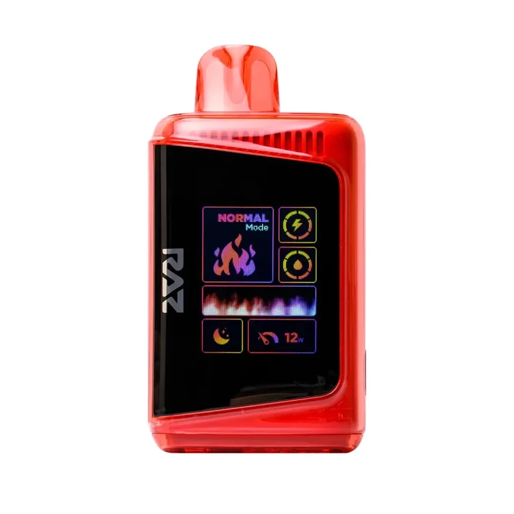 Step-by-step visual guide showing how to properly prime a disposable vape device with blue rancher foger flavor e-liquid
