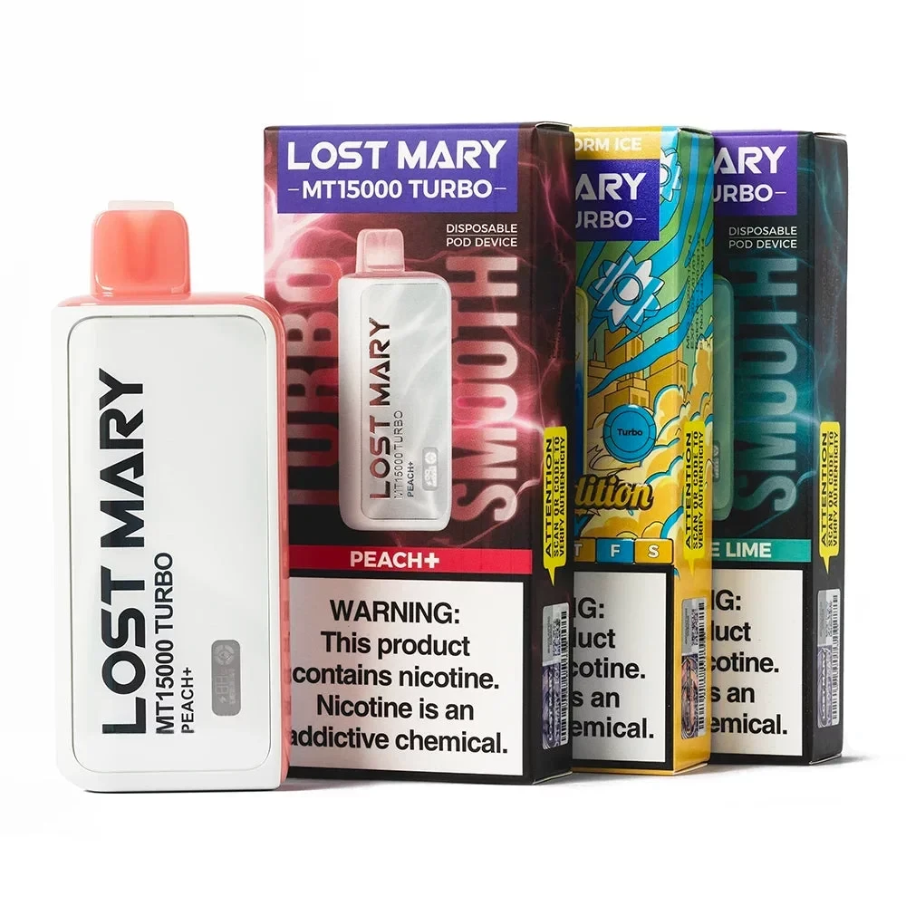 Lost Mary MT15000 Turbo showing USB-C charging port - how long does a lost mary take to charge