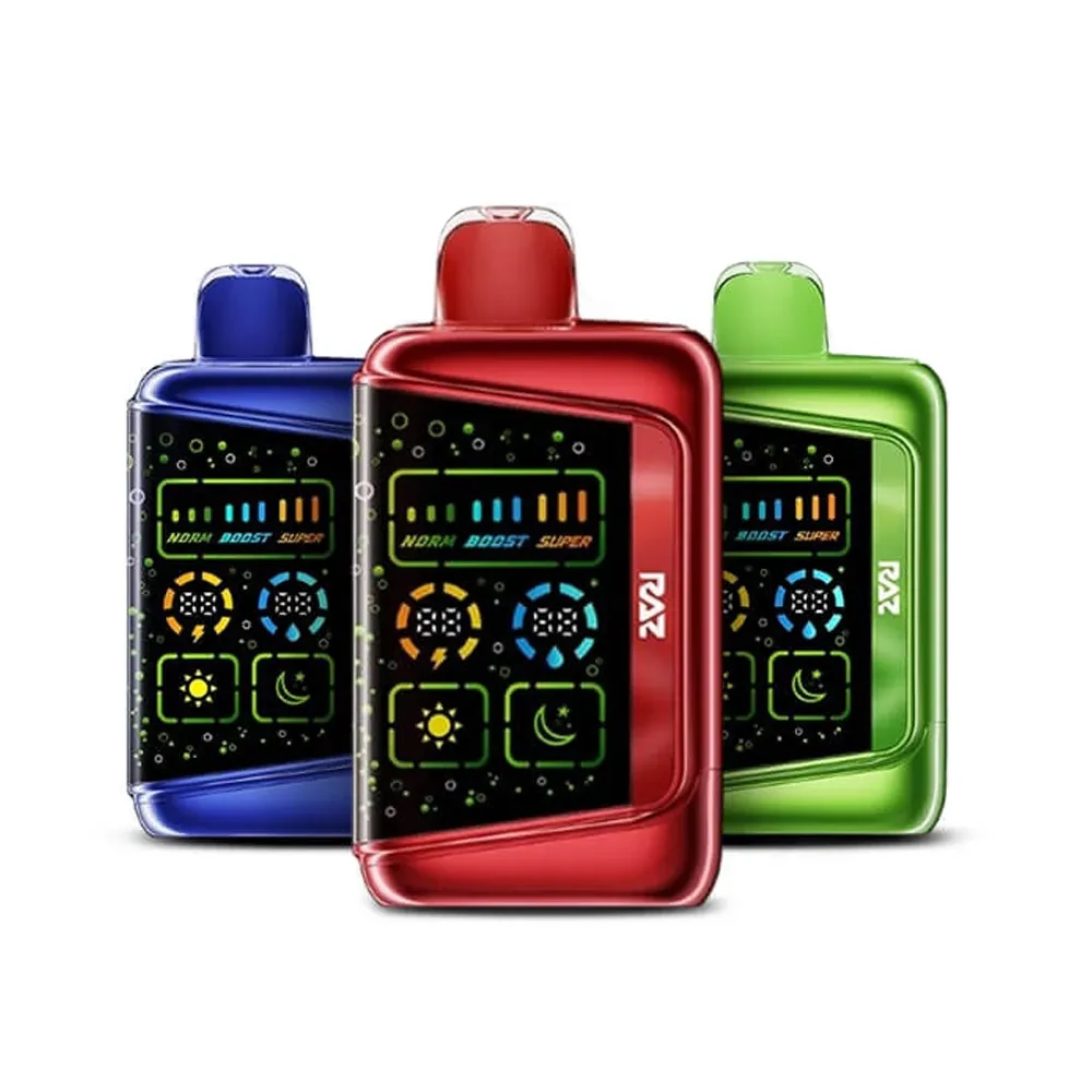 RL vapes flavors RAZ RX50K device showing proper usage technique