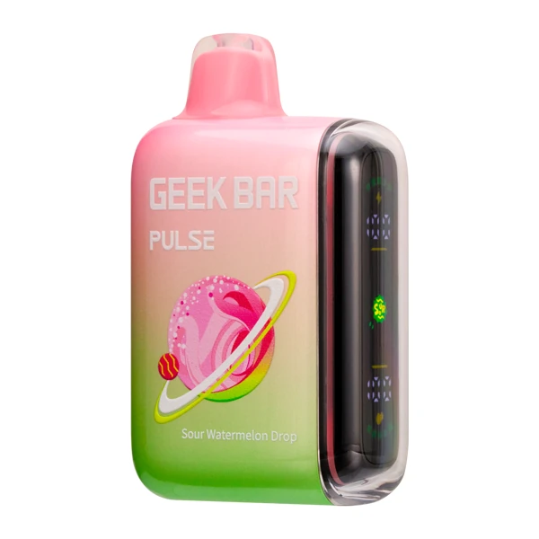geek bar sour watermelon drop device display