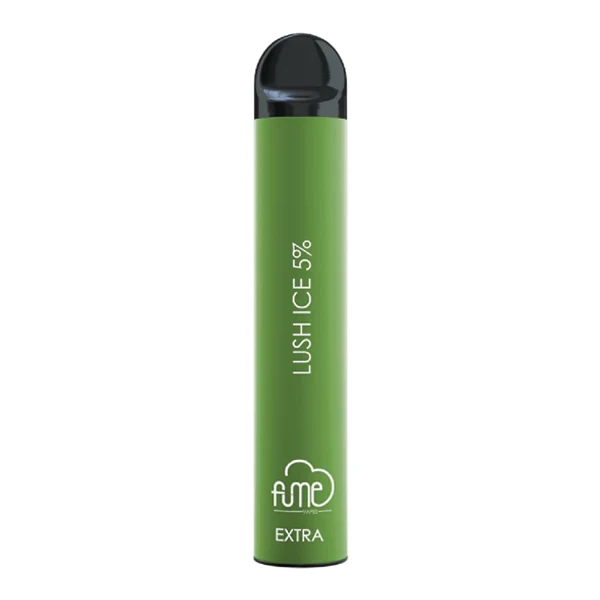 lush ice vape Fume Extra device showing watermelon and mint flavor profile