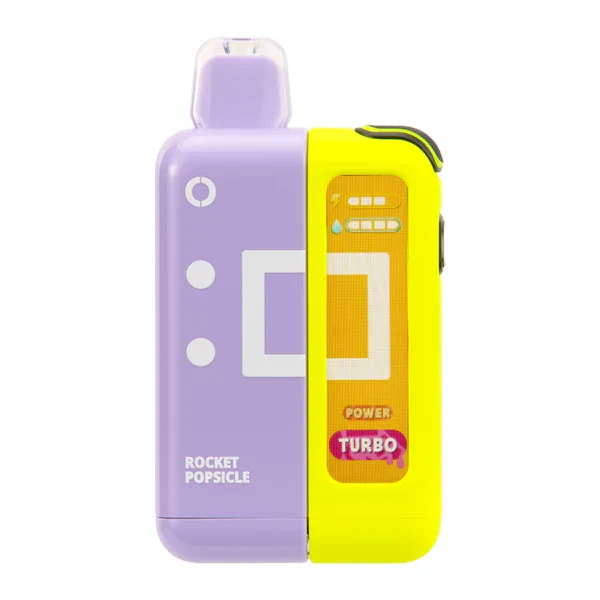 strawberry ice foger modular system with battery and pod separated