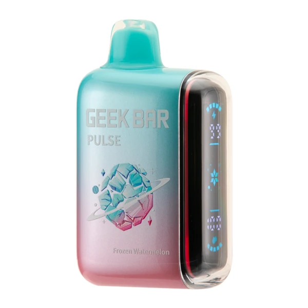 watermelon foger frozen edition Geek Bar Pulse with icy blue design